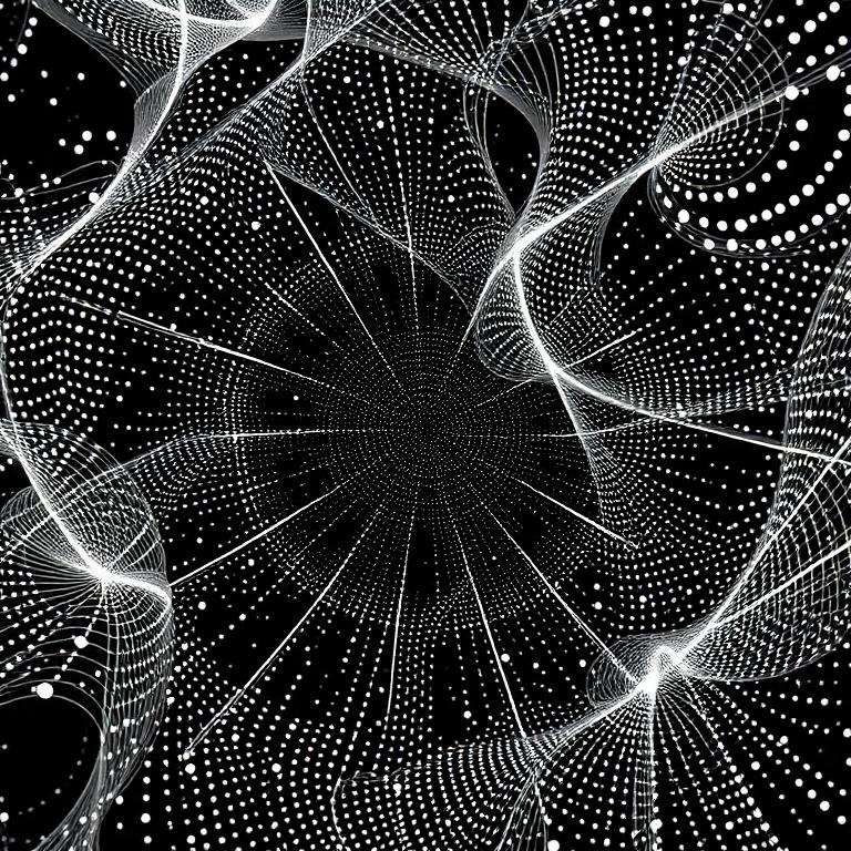 Generative art pattern