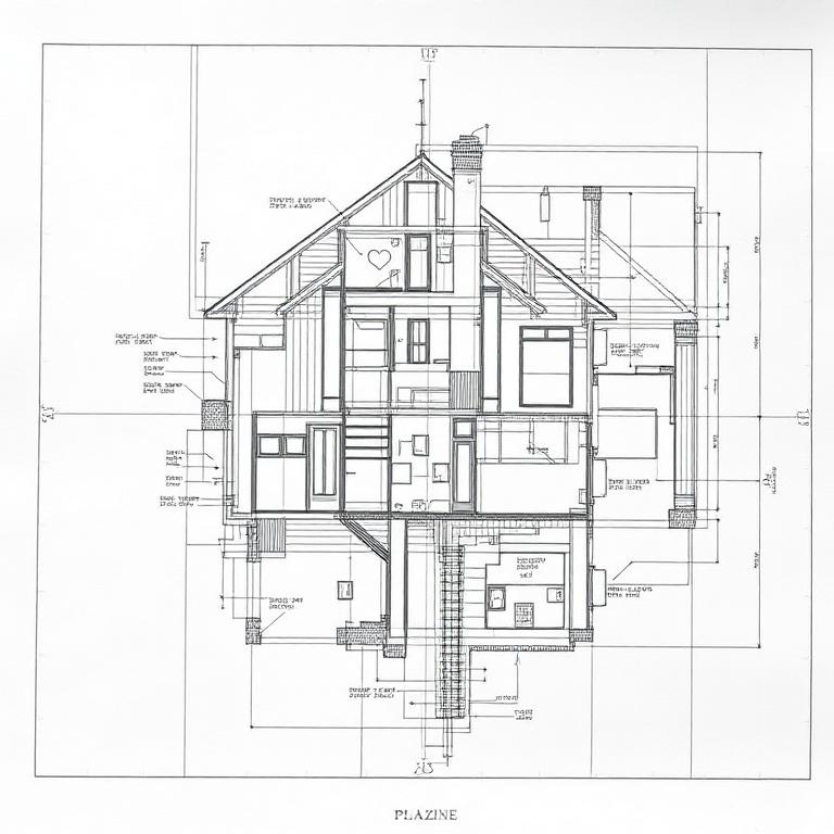 Blueprint drawing